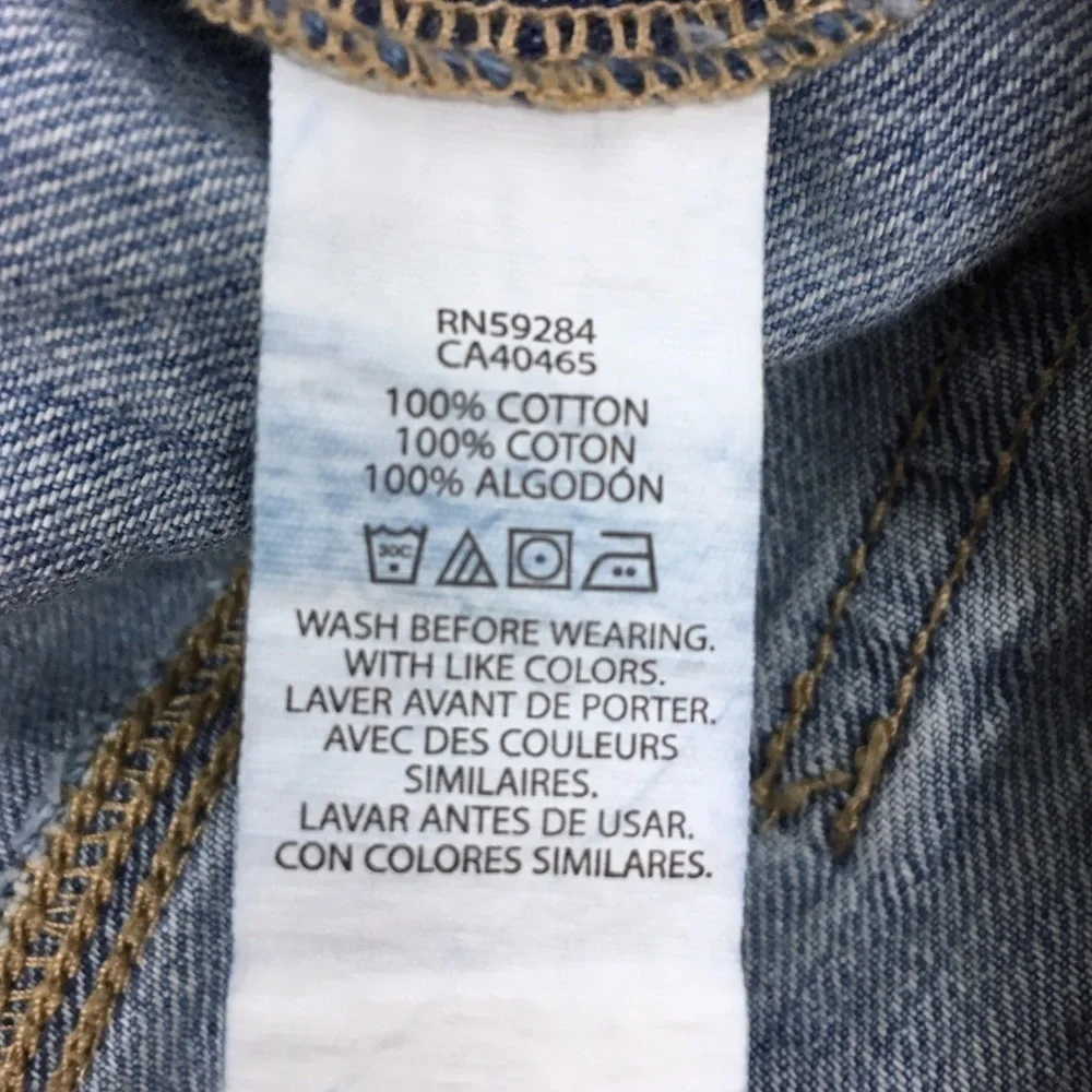 THE CHILDREN’S PLACE Overalls Denim Light Medium Wash 100% Cotton Size 12-18M